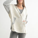 Heather Gray Beachy Relaxed Hoodie - The Nines