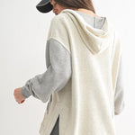 Heather Gray Beachy Relaxed Hoodie - The Nines