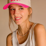 Girls Just Want to Have Sun Hot Pink Hat - The Nines