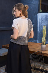 Mya Multi Print Knit Tops - 2 Colors!