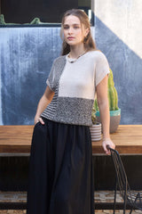 Mya Multi Print Knit Tops - 2 Colors!