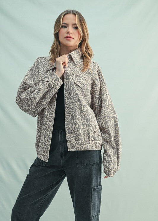Muted Leopard Jacket - The Nines
