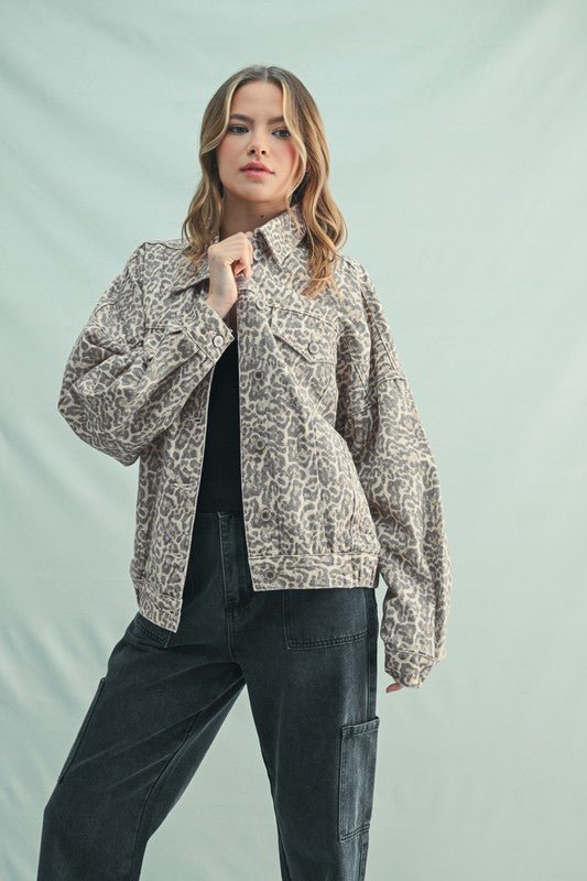 Muted Leopard Jacket - The Nines