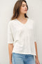 Off White Relaxed Fit Tee