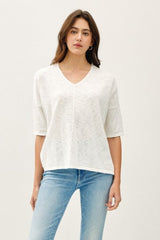 Off White Relaxed Fit Tee