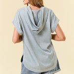 Lake Breeze Textured Dolman Top - The Nines
