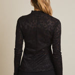 Mock Lace Sleeve Tops - 2 Colors! - The Nines
