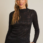 Mock Lace Sleeve Tops - 2 Colors! - The Nines