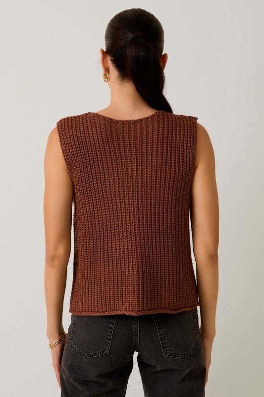 Coco Relaxed Sweater Vest - The Nines