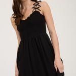 Sweetheart Bow Strap Dress - 2 Colors! - The Nines