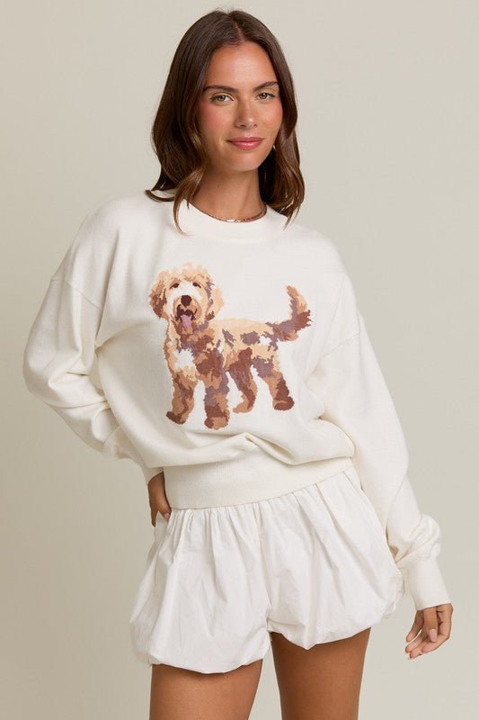 Doodle Graphic Sweater - The Nines