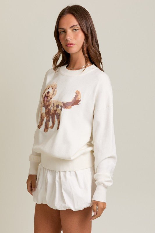 Doodle Graphic Sweater - The Nines