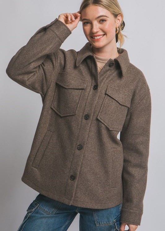 Fleece Shacket - The Nines