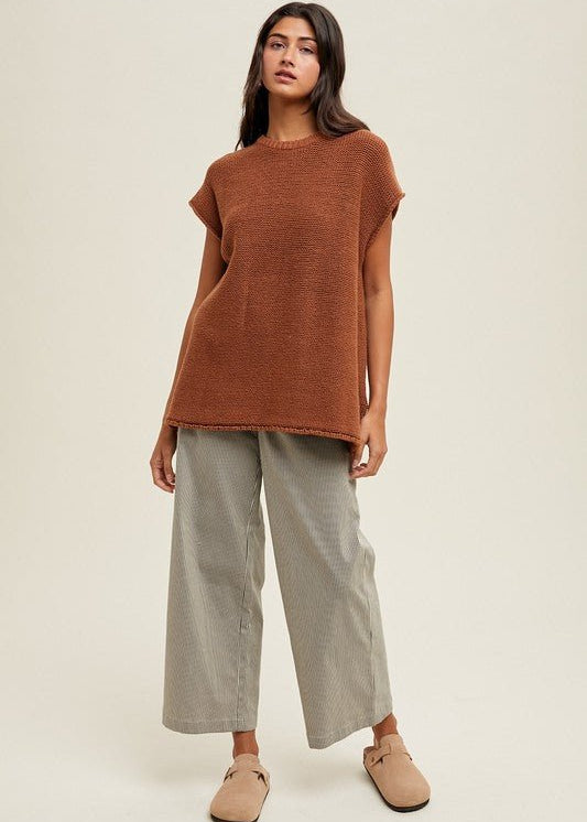 Rust Sweater Top - The Nines