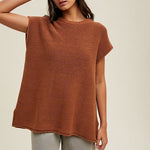 Rust Sweater Top - The Nines