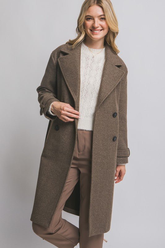 Belted Wrap Coat - 2 Colors! - The Nines