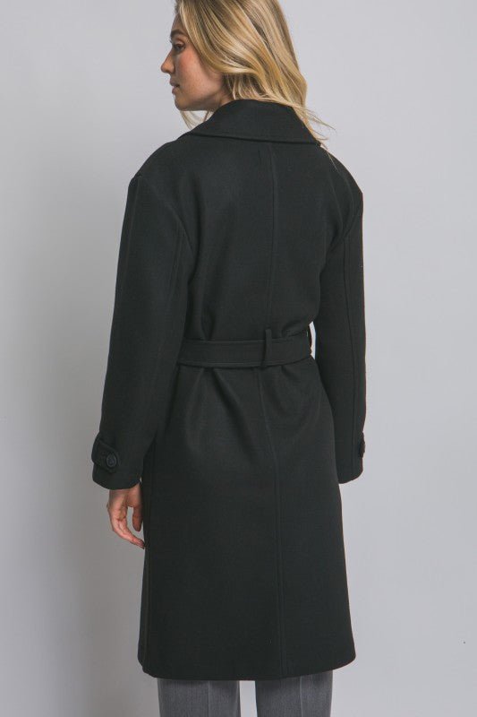 Belted Wrap Coat - 2 Colors! - The Nines