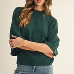 Wide Sleeve Sweater Top - 3 colors! - The Nines