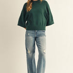 Wide Sleeve Sweater Top - 3 colors! - The Nines