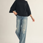 Wide Sleeve Sweater Top - 3 colors! - The Nines