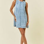 Chambray Pocket Dress - 2 colors! - The Nines