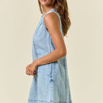 Chambray Pocket Dress - 2 colors! - The Nines