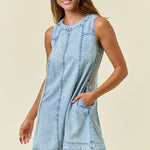 Chambray Pocket Dress - 2 colors! - The Nines