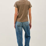 Brown Acid Wash Tee - The Nines