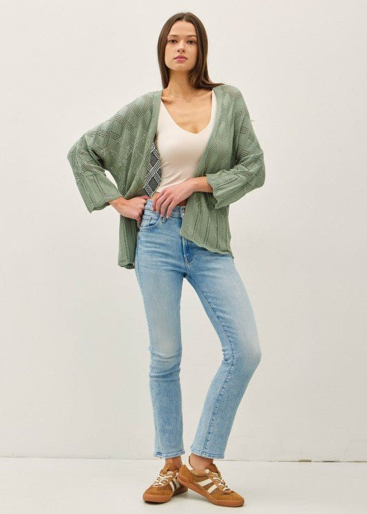 Crochet Cardigan - 2 colors! - The Nines
