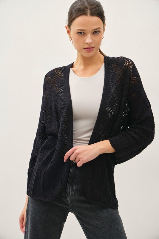 Crochet Cardigan - 2 colors! - The Nines
