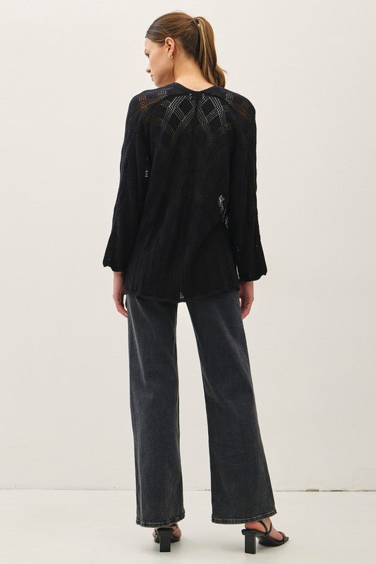 Crochet Cardigan - 2 colors! - The Nines
