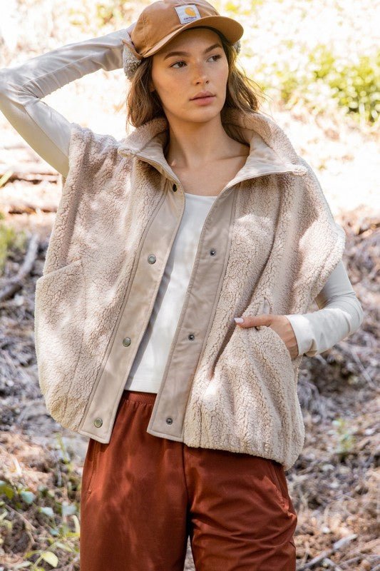 Sherpa Vest - 2 Colors! - The Nines