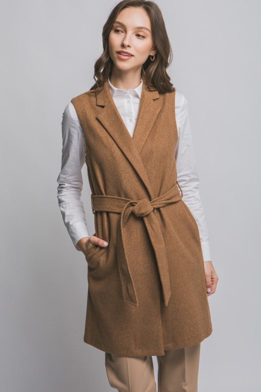 Sleeveless Coat - 4 Colors! - The Nines