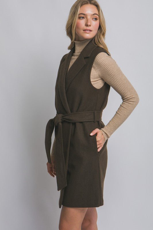 Sleeveless Coat - 4 Colors! - The Nines