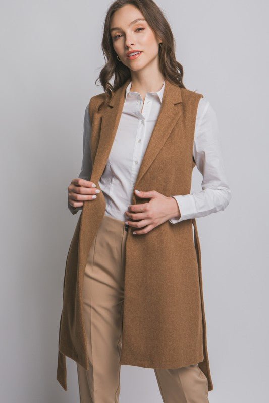 Sleeveless Coat - 4 Colors! - The Nines