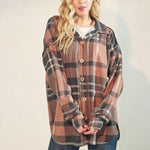 Brown Plaid Lightweight Button Down - The Nines