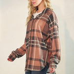 Brown Plaid Lightweight Button Down - The Nines