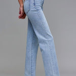 Hidden Light Wash Clean Stretch Classic Straight - The Nines