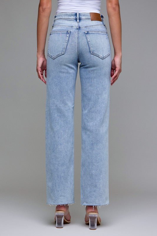 Hidden Light Wash Clean Stretch Classic Straight - The Nines