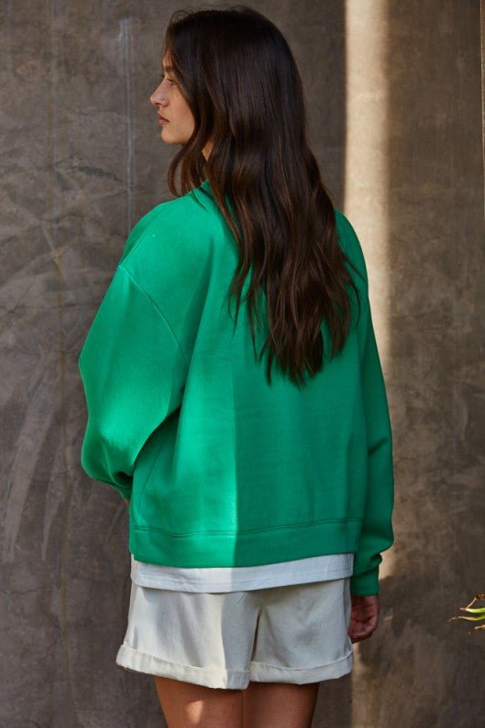 Always on Crew Layered Pullover - 2 Colors! - The Nines