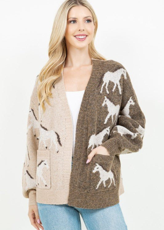 Horse Cardigan - The Nines