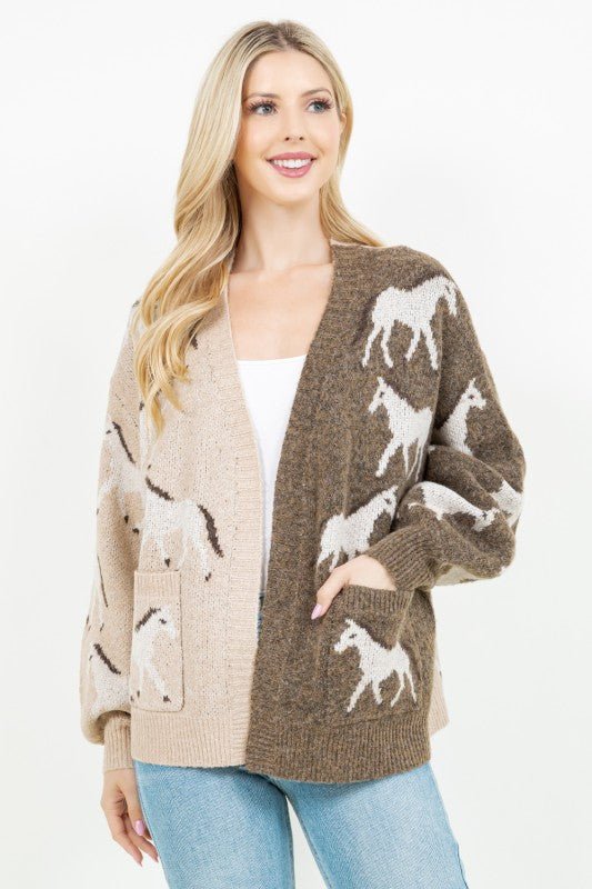 Horse Cardigan - The Nines