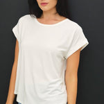 Lux Bamboo Tee - Off White