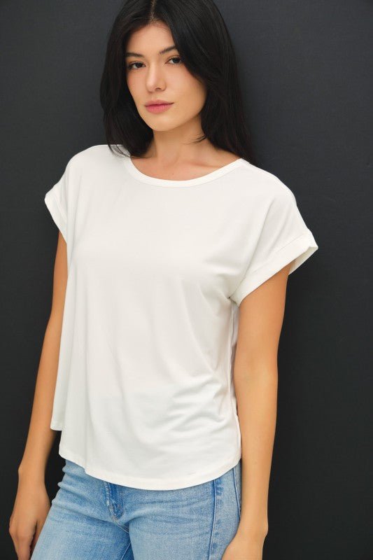 Lux Bamboo Tee - Off White