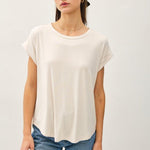 Lux Bamboo Tee - Natural