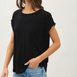 Lux Bamboo Tee - Black