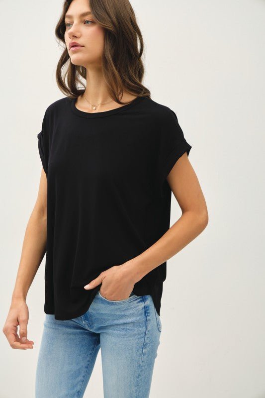 Lux Bamboo Tee - Black