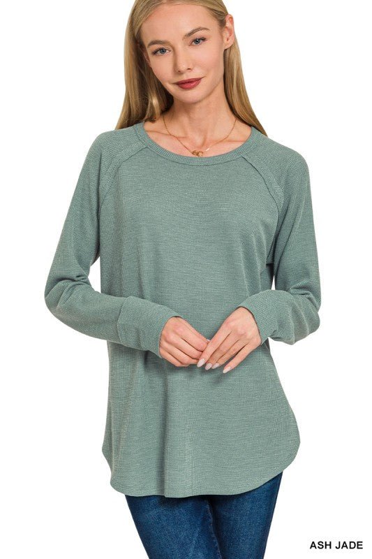 Lightweight Waffle Tops - 4 Colors! - The Nines