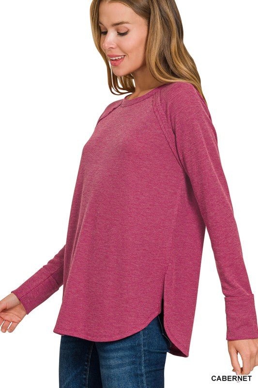 Lightweight Waffle Tops - 4 Colors! - The Nines
