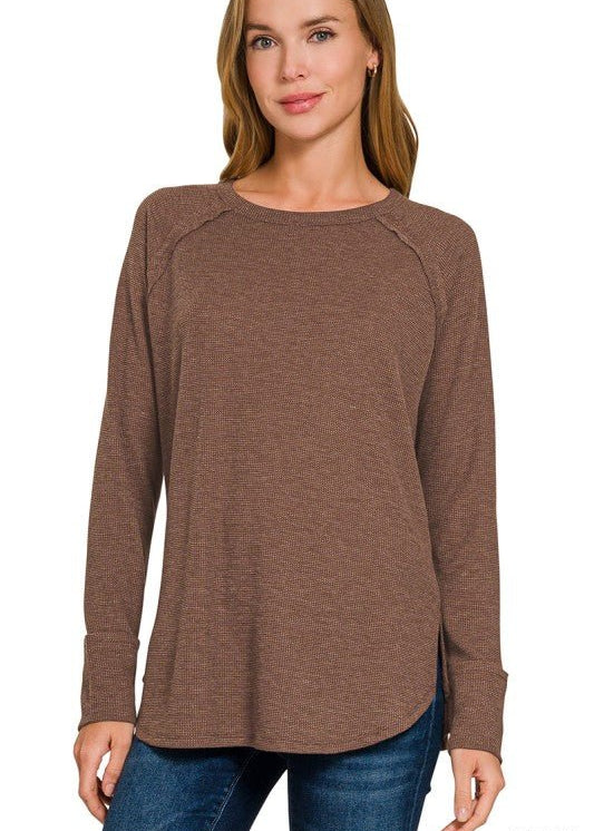 Lightweight Waffle Tops - 4 Colors! - The Nines